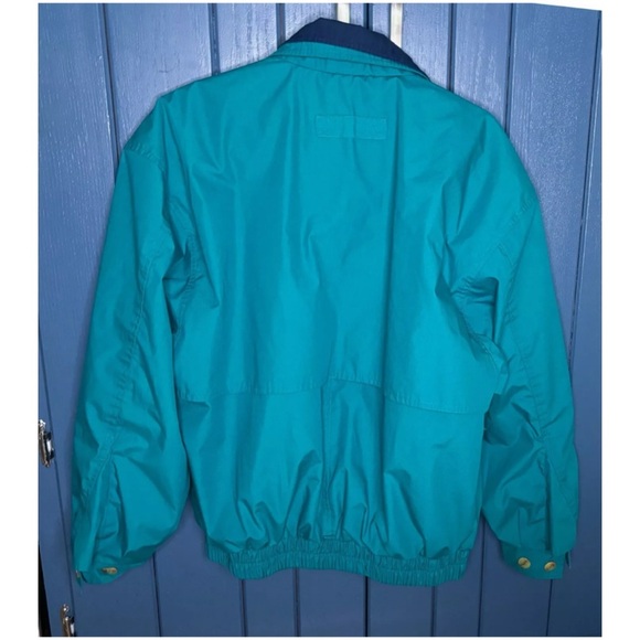 Vintage Ford Green Zip Up Windbreaker Jacket Coat Small Gorp Core Streetwear - Picture 6 of 8